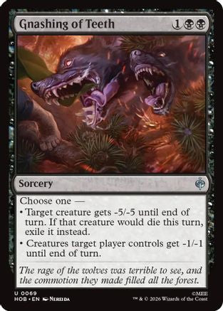 Gnashing of Teeth (HOB-069) [The Hobbit] Foil