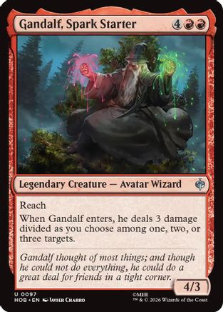 Gandalf, Spark Starter (HOB-097) [The Hobbit]