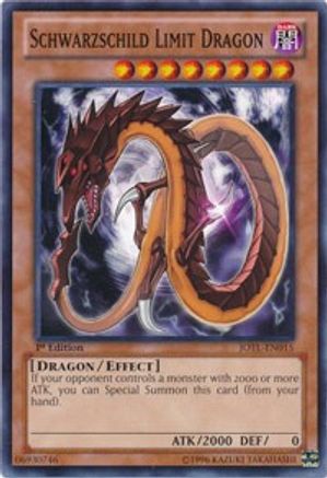 Schwarzschild Limit Dragon (Common) (JOTL-EN015) - Judgment of the Light 1st Edition