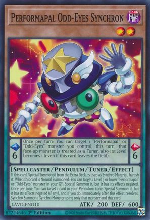 Performapal Odd-Eyes Synchron (Common) (LAVD-ENO10) - Legendary Arc-V Decks 1st Edition
