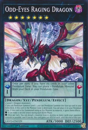 Odd-Eyes Raging Dragon (Common) (LAVD-ENO29) - Legendary Arc-V Decks 1st Edition