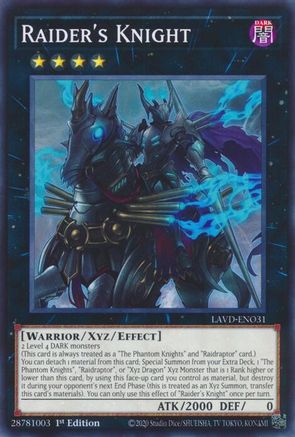 Raider's Knight (Common) (LAVD-ENO31) - Legendary Arc-V Decks 1st Edition