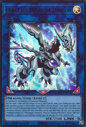 Odd-Eyes Override Dragon (Ultra Rare) (LAVD-ENO38) - Legendary Arc-V Decks 1st Edition