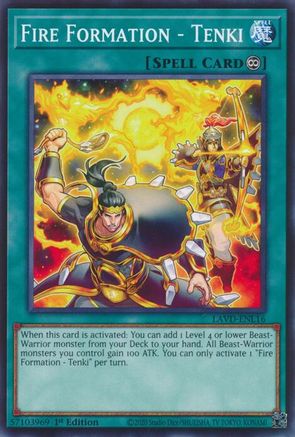 Fire Formation - Tenki (Common) (LAVD-ENL16) - Legendary Arc-V Decks 1st Edition