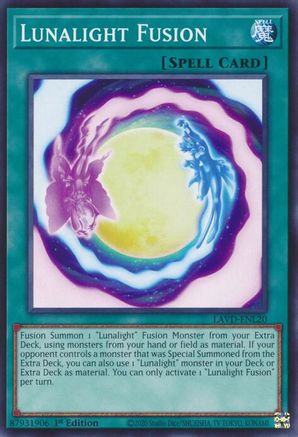 Lunalight Fusion (Common) (LAVD-ENL20) - Legendary Arc-V Decks 1st Edition