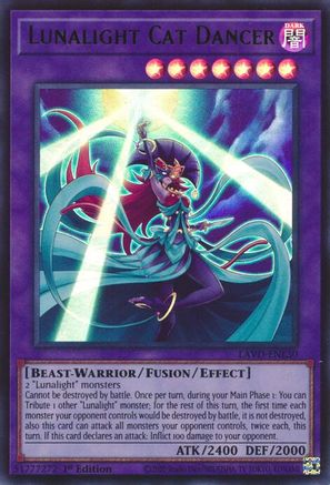 Lunalight Cat Dancer (Ultra Rare) (LAVD-ENL30) - Legendary Arc-V Decks 1st Edition