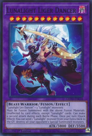 Lunalight Liger Dancer (Common) (LAVD-ENL34) - Legendary Arc-V Decks 1st Edition