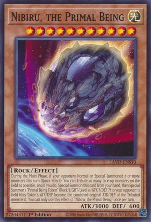 Nibiru, the Primal Being (Common) (LAVD-ENS10) - Legendary Arc-V Decks 1st Edition