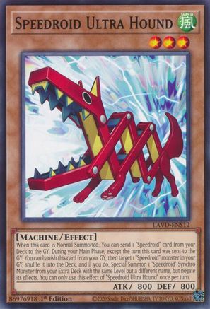 Speedroid Ultra Hound (Common) (LAVD-ENS12) - Legendary Arc-V Decks 1st Edition