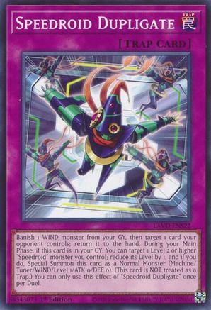 Speedroid Dupligate (Common) (LAVD-ENS22) - Legendary Arc-V Decks 1st Edition