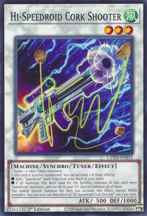 Hi-Speedroid Cork Shooter (Common) (LAVD-ENS31) - Legendary Arc-V Decks 1st Edition