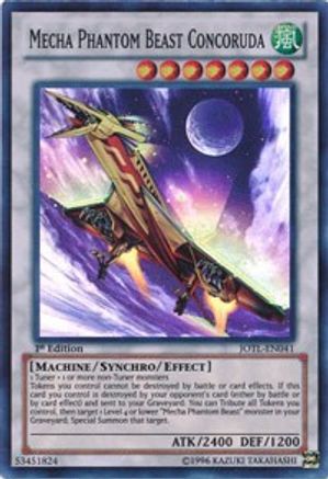 Mecha Phantom Beast Concoruda (Super Rare) (JOTL-EN041) - Judgment of the Light 1st Edition