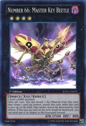 Number 66: Master Key Beetle (Super Rare) (JOTL-EN054) - Judgment of the Light Unlimited