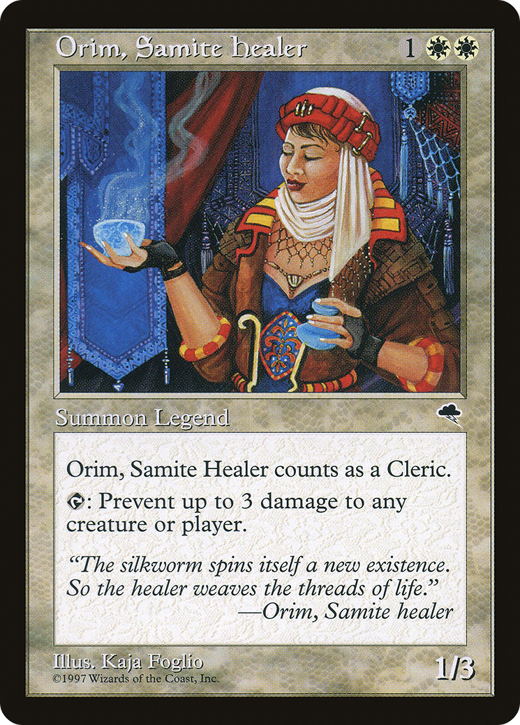 Orim, Samite Healer (TMP-033) [Tempest]