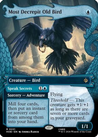 Most Decrepit Old Bird (Showcase) (HOB-221) [The Hobbit] Foil
