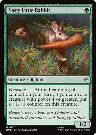 Nasty Little Rabbit (HOB-130) [The Hobbit] Foil