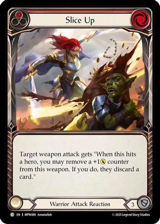 Slice Up (Red) (MPW089) - Mastery Pack Warrior
