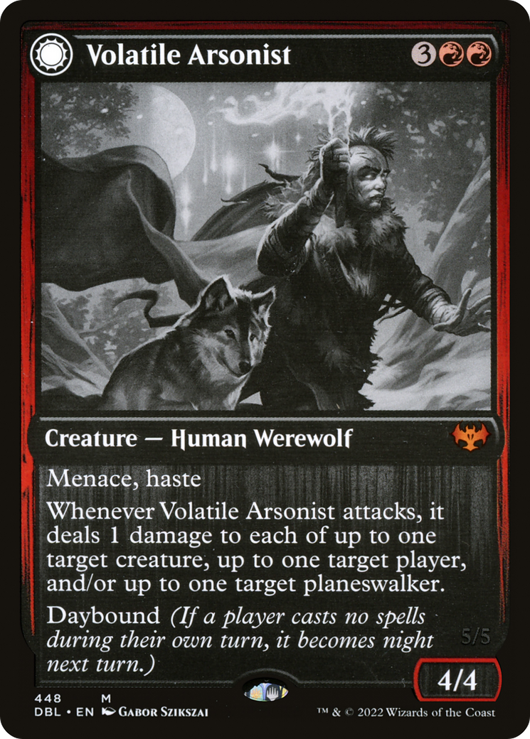 Volatile Arsonist (DBL-448) [Innistrad: Double Feature]