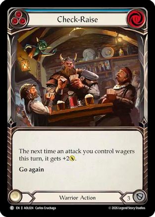 Check-Raise (Blue) (AOL024) - Armory Deck: Olympia