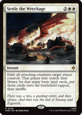 Settle the Wreckage (HOB-026) [The Hobbit] Foil