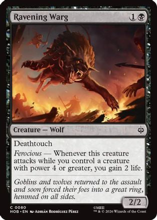 Ravening Warg (HOB-080) [The Hobbit]