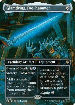 Glamdring, Foe-hammer (Borderless) (HOB-204) [The Hobbit]