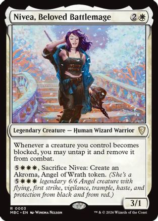 Nivea, Beloved Battlemage (003) [Mystery Booster Commander Edition]