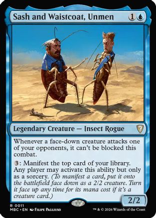 Sash and Waistcoat, Unmen (011) [Mystery Booster Commander Edition]