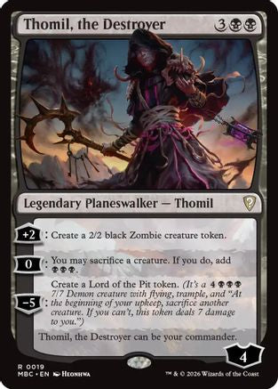 Thomil, the Destroyer (019) [Mystery Booster Commander Edition] Foil