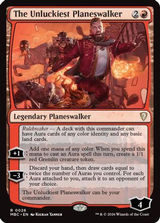The Unluckiest Planeswalker (026) [Mystery Booster Commander Edition] Foil