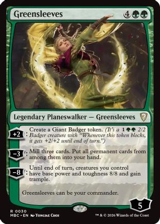 Greensleeves (030) [Mystery Booster Commander Edition] Foil