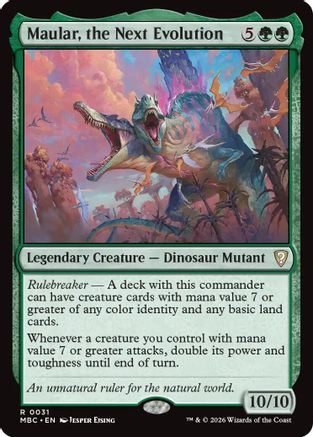 Maular, the Next Evolution (031) [Mystery Booster Commander Edition] Foil