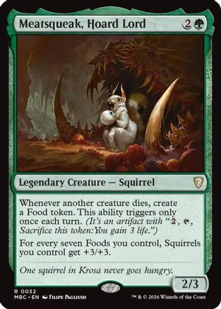Meatsqueak, Hoard Lord (032) [Mystery Booster Commander Edition] Foil