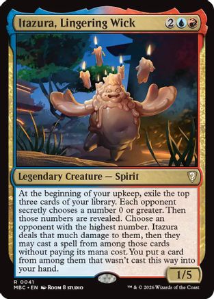Itazura, Lingering Wick (041) [Mystery Booster Commander Edition] Foil