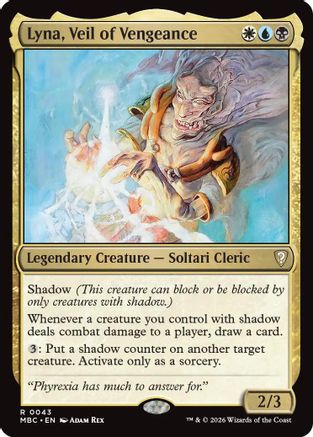 Lyna, Veil of Vengeance (043) [Mystery Booster Commander Edition]