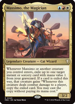 Massimo, the Magician (045) [Mystery Booster Commander Edition]