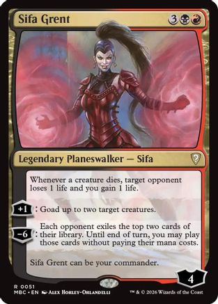 Sifa Grent (051) [Mystery Booster Commander Edition]