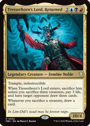Tresserhorn's Lord, Returned (052) [Mystery Booster Commander Edition]