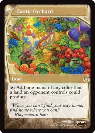 Exotic Orchard (Future Sight) (079) [Mystery Booster Commander Edition] Foil