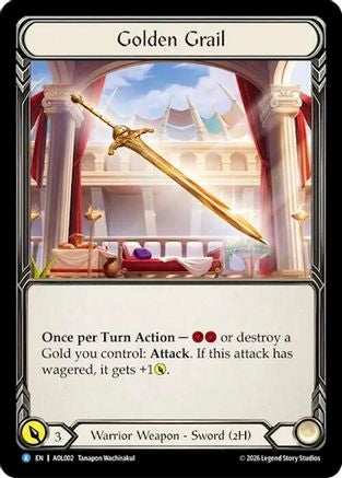 Golden Grail (AOL002) - Armory Deck: Olympia Rainbow Foil