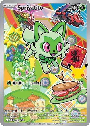 Sprigatito (061) [ME Mega Evolution Promo] Holofoil - Promo