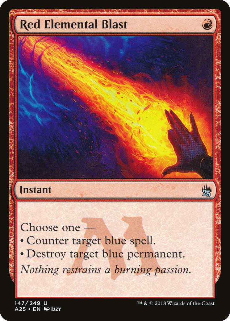 Red Elemental Blast (A25-147) [Masters 25] Foil