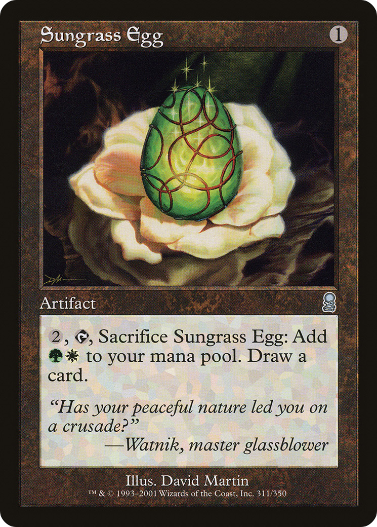 Sungrass Egg (ODY-311) [Odyssey] Foil