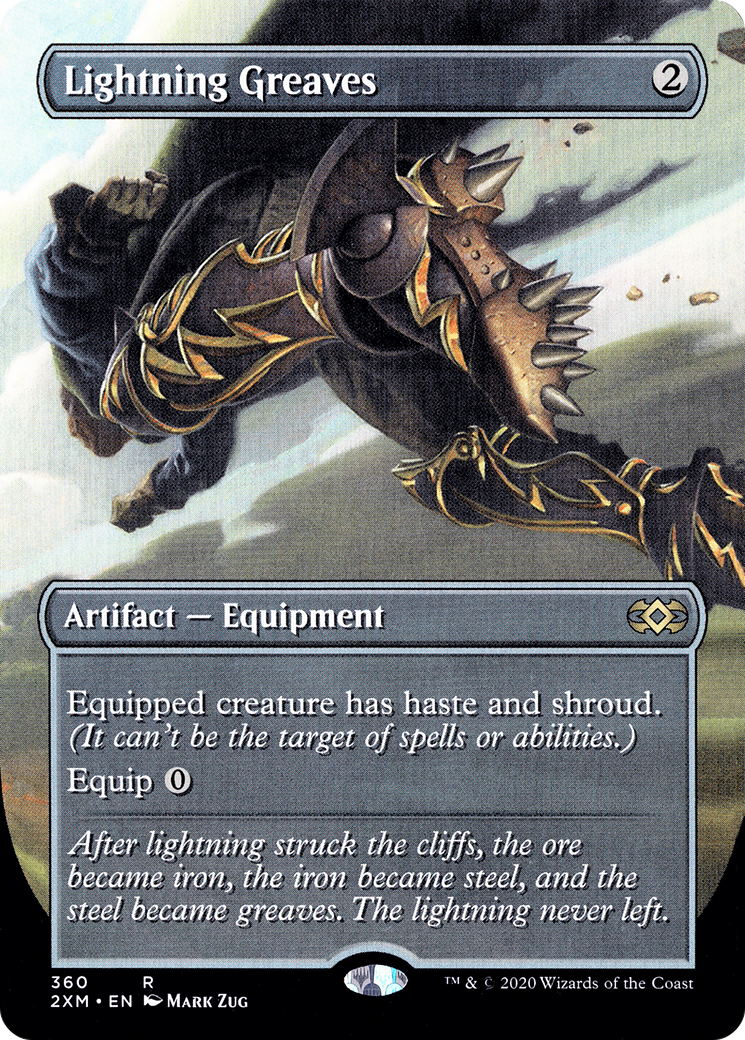 Lightning Greaves (Borderless) (2XM-360) [Double Masters]
