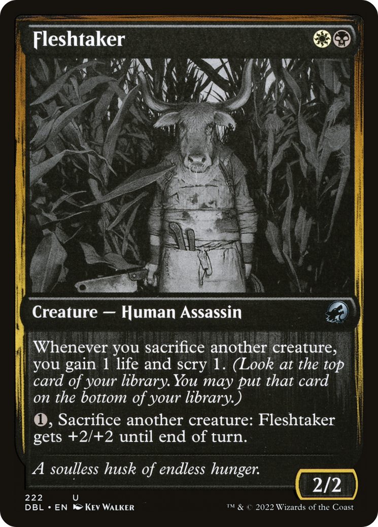 Fleshtaker (DBL-222) [Innistrad: Double Feature] Foil