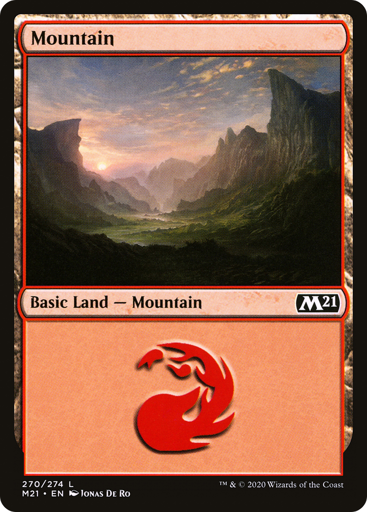 Mountain (M21-270) [Core Set 2021]