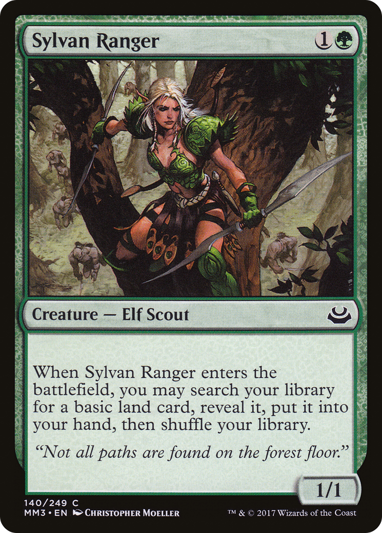 Sylvan Ranger (MM3-140) [Modern Masters 2017] Foil