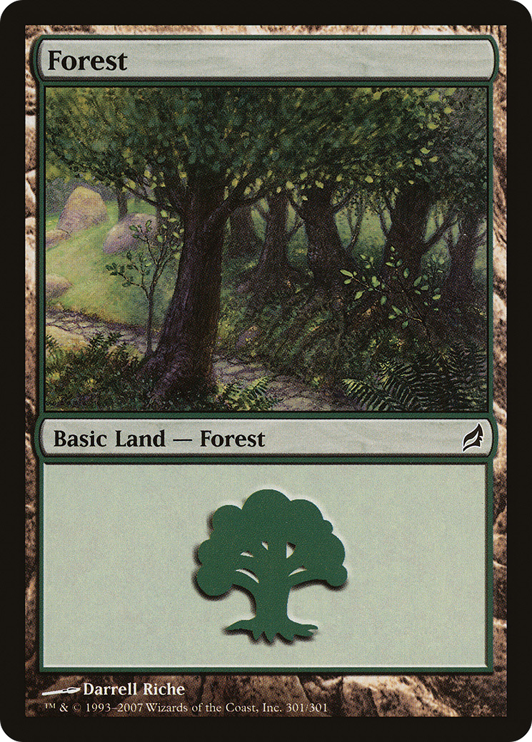 Forest (LRW-301) [Lorwyn] Foil