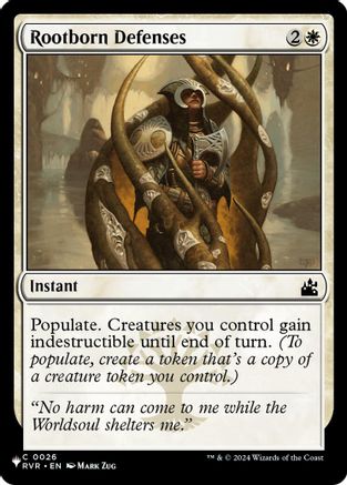 Rootborn Defenses (RVR) (LIST-026) [The List Reprints]