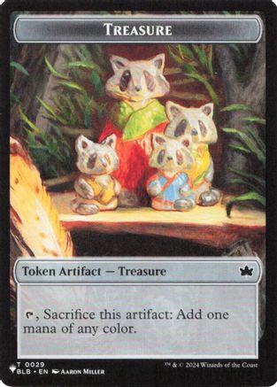 Treasure // Spider Double-Sided Token (LIST-29 // 29) [The List Reprints]
